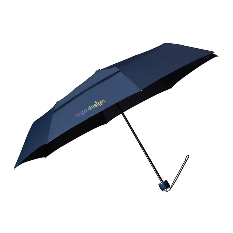 Foldable umbrella from recycled material